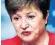  ?? ?? Kristalina Georgieva told reporters at an IMF meeting: ‘This is no time for ease and comfort – it is time to dare and endure’