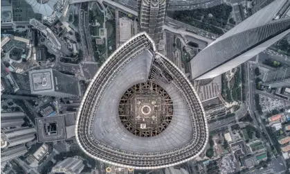  ?? Photograph: Jackal Pan/Getty Images ?? Aerial view of Shanghai’s Lujiazui financial district in China.