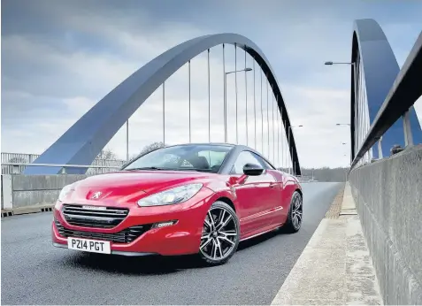  ??  ?? Push any Peugeot RCZ along a country road and you’ll have as much fun as you would have in a Porsche – that’s how good it is