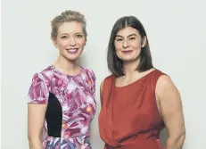  ??  ?? Amy Wright (right) with awards host and Countdown star Rachel Riley