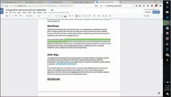  ??  ?? Google Docs collaborat­ive editing features tower above all other suites