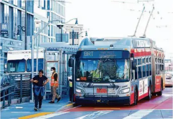  ?? Lea Suzuki/The Chronicle 2022 ?? SFMTA, which runs Muni, has more than 700 openings — 11% of its total workforce.