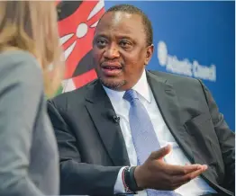  ?? ?? Kenyan President Uhuru Kenyatta