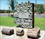  ??  ?? ARIZONA GOV. DOUG DUCEY this week made the pronouncem­ent he does not favor removal of any of the monuments. “I don’t think we should try to hide our history,’’ the governor said, including one within view of his office window at the Capitol (right)...