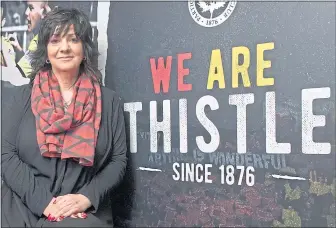  ??  ?? Partick Thistle chair, Jacqui Low, has joined Hearts in the legal action