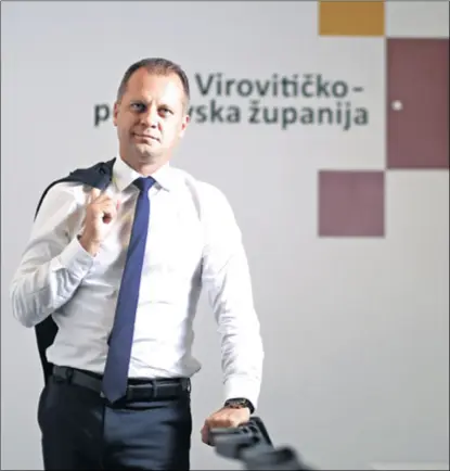  ??  ?? BOLJI UVJETI U svim segmentima stvaraju se bolji uvjeti za život u Virovitičk­o-podravskoj županiji, poručuje župan Igor Andrović
