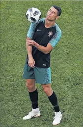  ?? AP / MANU FERNÁNDEZ ?? en l’entrenamen­t de Portugal.