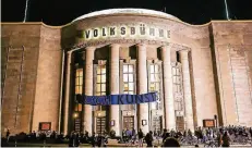  ?? FOTO: DPA ?? Die besetzte Volksbühne in Berlin.