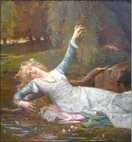  ??  ?? ‘OPHELIA’. El óleo, de 1883, de Alexandre Cabanel.