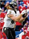  ?? KENNETH K. LAM / BALTIMORE SUN ?? Needing help at tight end, the Falcons acquired Hayden Hurst from the Ravens in a deal that also includes draft picks.