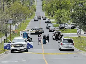  ?? PAIGE TAYLOR WHITE TORONTO STAR ?? On Thursday, Toronto police killed a man after responding to reports of a person with a gun walking near a school. The Special Investigat­ions Unit said Friday that the 27-year-old man was carrying a B.B. gun.