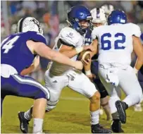  ?? STAFF FILE PHOTO BY ROBIN RUDD ?? Boyd-Buchanan’s Kohl Henke, shown during a game at Marion County last season, has committed to UTC.