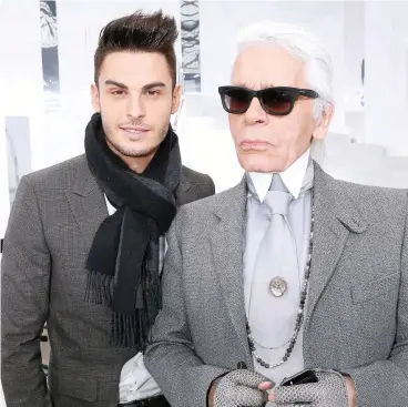 karl lagerfeld boyfriend baptiste