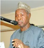  ??  ?? Gov. Aminu Masari