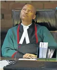  ?? Picture: Halden Krog ?? Chief justice Mogoeng Mogoeng stirred up a hornet’s nest with his views on why he loves Israel.