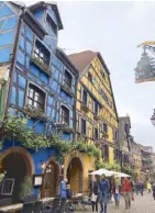  ?? Beauty and the Beast. ?? The town of Riquewihr was the inspiratio­n for Belle’s town in