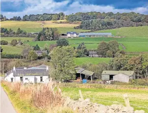  ?? ?? Plans Owners want to build 11 holiday units at West Gormack Farm, near Blairgowri­e