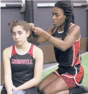  ?? AP FILE ?? Transgende­r sprinter Andraya Yearwood, right, enjoyed success for Cromwell High School in Connecticu­t between 2017 and 2019, prompting a lawsuit.
