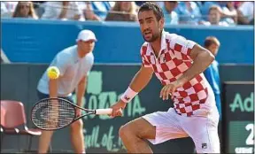  ??  ?? Après avoir échoué en 2016, Marin Cilic veut ramener le trophée au pays.