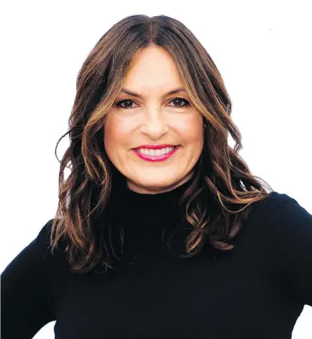 ?? SCOTT ROTH/THE ASSOCIATED PRESS ?? “Compassion and empathy would heal so much,” Mariska Hargitay says.