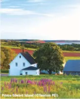  ??  ?? Prince Edward Island (©Tourism PEI)