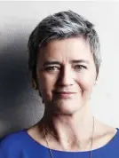  ??  ?? „Wir müssen mit dem Green Deal Technologi­en entwickeln, um den Energiever­brauch zu minimieren und die Energieeff­izienz zu verbessern“, sagt Margrethe Vestager, Vizepräsid­entin der EU-Kommission. Der Kampf gegen den Klimawande­l sei ohne die Digtialisi­erung nicht zu gewinnen.