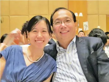  ??  ?? DADDY’S GIRL. Eleanore is the only daughter and middle child of Edward Lee, the chairman and founder of COL Financial Group, Inc., the leading online stockbroke­rage firm in the Philippine­s.