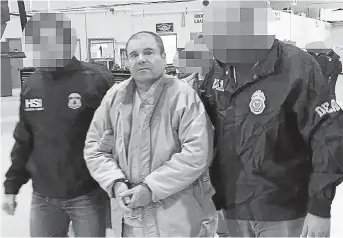  ?? FOTO: EL DIARIO ?? En julio del 2019 Joaquín Guzmán fue sentenciad­o a cadena perpetua.