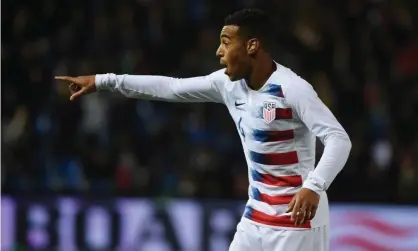 ??  ?? Tyler Adams already has nine caps for USA at the age of 19. Photograph: Pier Marco Tacca/Getty Images