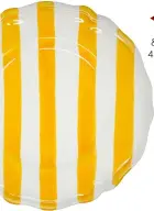  ?? ?? Stripe side plate, £52, Summerill & Bishop (020–7221 4566; www.summerill andbishop.com)