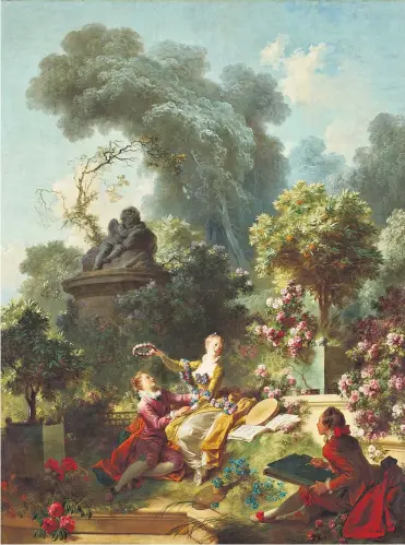  ?? ?? i How does the story end?: Fragonard’s The Pursuit, The Meeting, The Lover Crowned and Love Letters (1771-2)