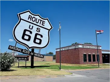  ??  ?? The National Route 66 Museum is based in Oklahoma.