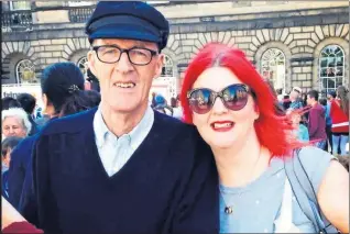  ??  ?? Merle Brown with her dad, George, in 2015