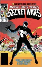  ?? ?? The original Secret Wars introduced spidey’s iconic black costume, which later became Venom.