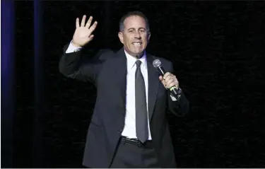  ??  ?? Jerry Seinfeld performs at Stand Up For Heroes in New York.