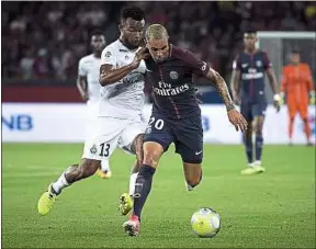  ??  ?? Habib Maïga s’est notamment révélé contre Layvin Kurzawa et le PSG.