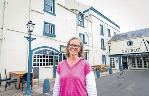  ?? ?? WARM WELCOME: Rachel Bucknall is looking forward to opening the restaurant at the hotel in Lower Largo.