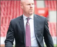  ??  ?? SUITS YOU: Dyche has signed a deal until 2022