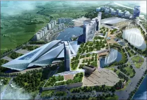  ??  ?? An artist’s rendering of Project St. Sofia, a corporate-led smart city project in Bulgaria.