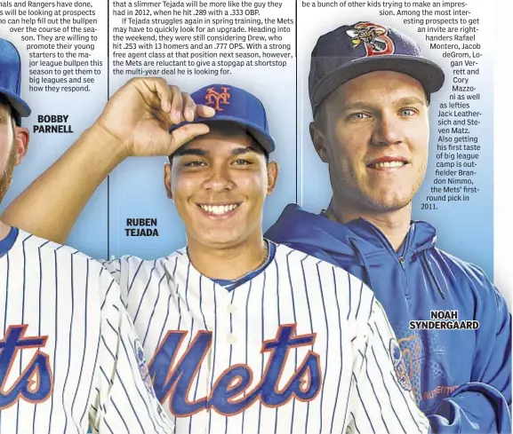  ??  ?? RUBEN TEJADA
NOAH SYNDERGAAR­D