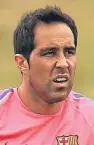  ??  ?? Claudio Bravo: found the opportunit­y to work with Pep Guardiola too good to refuse.