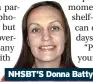  ?? ?? NHSBT’S Donna Batty