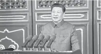  ?? Li Xueren / Associated Press ?? Chinese President Xi Jinping, too, has embraced customs and traditiona­l values as tools for social and political control.