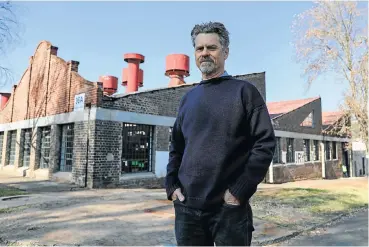  ?? Picture: Simphiwe Nkwali ?? Brian Green, the owner of, and inspiratio­n behind, the Victoria Yards in Johannesbu­rg.
