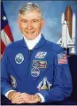  ??  ?? John Young was the only astronaut to go into space in the Gemini, Apollo and space shuttle programs.