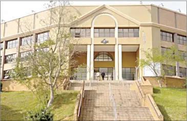  ?? (File pic) ?? The front view of the High Court of Eswatini in Mbabane.