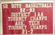  ??  ?? Ronnie Davis coached more than one Farmington team that hung a banner in the Cardinal gym. As head coach, Davis guided the 1992-93 senior boys to a 21-7 record and won both the district and Arkansas Tech tournament­s.