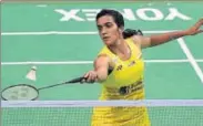  ?? PT ?? PV Sindhu was a game down, but made a superb comeback to register a 1021, 2115, 2220 victory over Nozomi Okuhara.