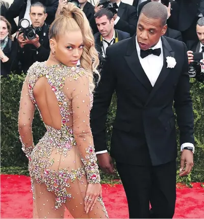  ?? GETTY IMAGES ?? Beyoncé and Jay-Z shocked the music world when they released Everything is Love on Saturday.