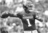  ?? COOPER NEILL/AP ?? Oklahoma’s Kyler Murray, a Heisman Trophy finalist, has thrived while juggling college football and baseball.